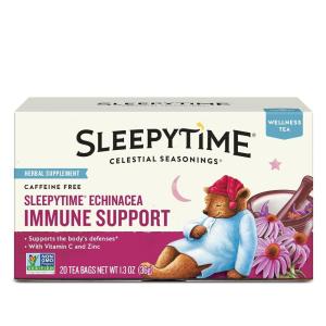 imageCelestial Seasonings Sleepytime Biotin Beauty Rest Tea 18 Tea Bags BoxSleepytime Echinacea Immune Boost