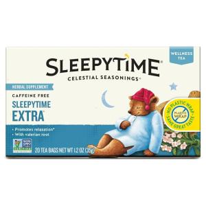 imageCelestial Seasonings Sleepytime Extra Herbal Tea Promotes Relaxation 40 Count Pack of 6Sleepytime Extra