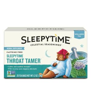 imageCelestial Seasonings Sleepytime Tea  Wellness Sinus Soother Caffeine Free  20 Tea Bags BoxSleepytime Throat Tamer