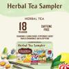 imageCelestial Seasonings Herbal Tea Sampler Variety Pack Caffeine Free 18 Tea Bags Box