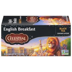 imageCelestial Seasonings Black Tea Probiotic Tea English Breakfast 16 Count Pack of 6 Packaging May VaryEnglish Breakfast