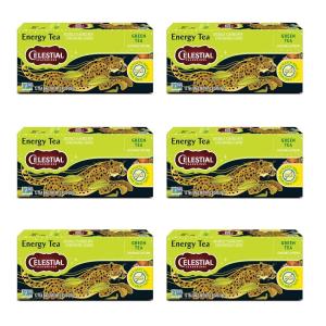 imageCelestial Seasonings Green Antioxidant Tea Contains Caffeine 20 Tea Bags Pack of 6Energy Green Tea