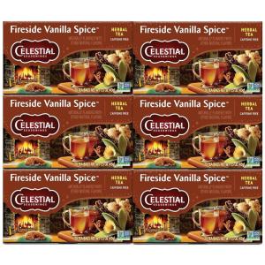 imageCelestial Seasonings Herbal Tea Caramel Apple Dream 18 Count Pack of 6Fireside Vanilla Spice