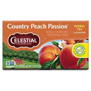 imageCelestial Seasonings Herbal Tea Caramel Apple Dream 18 Count Pack of 6Peach