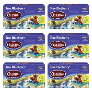 imageCelestial Seasonings Herbal Tea Caramel Apple Dream 18 Count Pack of 6True Blueberry