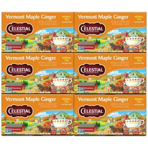 imageCelestial Seasonings Herbal Tea Caramel Apple Dream 18 Count Pack of 6Vermont Maple Ginger