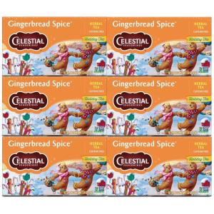 imageCelestial Seasonings Herbal Tea Cranberry Vanilla Wonderland 18 Count Pack of 6Gingerbread Spice