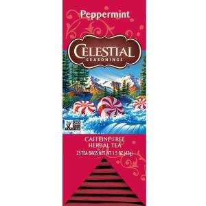 imageCelestial Seasonings Herbal Tea Peppermint 25 Count Pack of 6