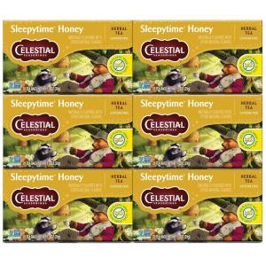 imageCelestial Seasonings Sleepytime Herbal Tea Variety Pack  Caffeine Free Sleep Tea 20 Tea Bags Per Box Pack of 6Honey