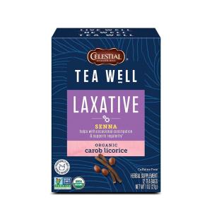 imageCelestial Seasonings TeaWell Herbal Tea Daily Wellness Organic Turmeric Spice 12 Count Pack of 6 Packaging May VaryCarob Licorice