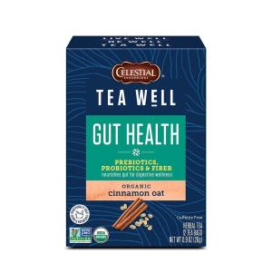 imageCelestial Seasonings TeaWell Herbal Tea Daily Wellness Organic Turmeric Spice 12 Count Pack of 6 Packaging May VaryCinnamon Oat
