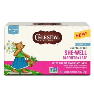 image:imageCelestial Seasonings Hibiscus Punch Prebiotic Blend Wellness Tea Caffeine Free Herbal Tea for Gut Health amp Digestive Support 16 Tea BagsSheWell