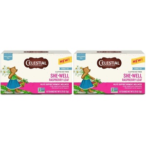 image:imageCelestial Seasonings Hibiscus Punch Prebiotic Blend Wellness Tea Caffeine Free Herbal Tea for Gut Health amp Digestive Support 16 Tea BagsSheWell Raspberry
